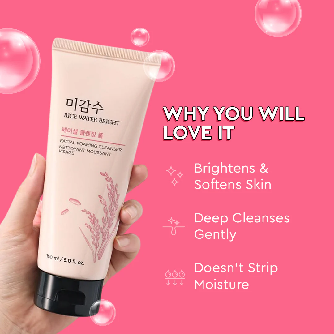 The Face Shop Rice Water Bright Cleansing Foam 150ml