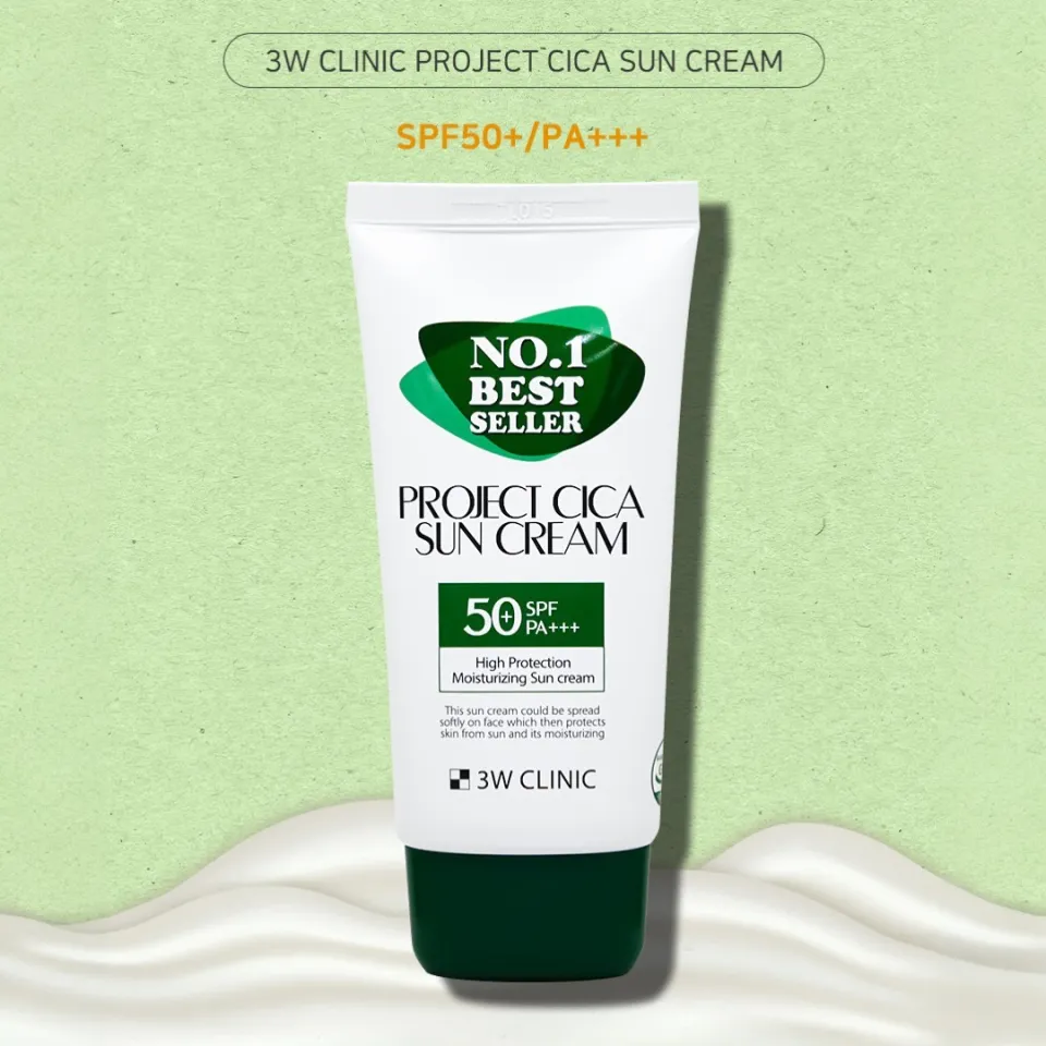 3W Clinic Project Cica Sun Cream SPF50+ PA+++‍ 70ml